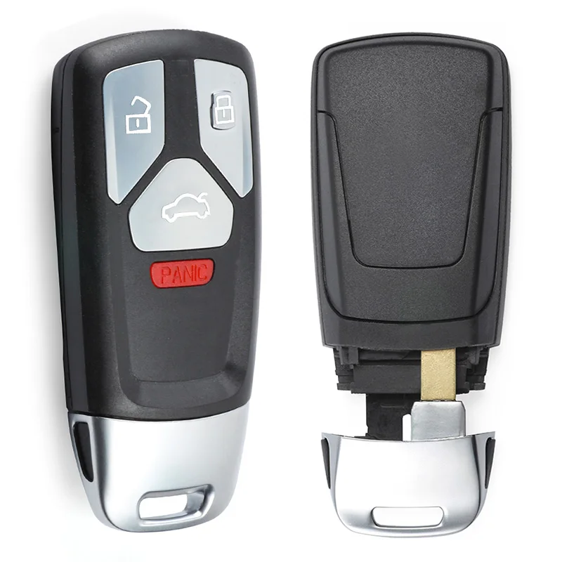 KEYECU 315/ 434 МГц 8S0 959 754 AL / 4M0 AK /AQ /AF без ключа с 4 кнопками для Audi A4 A5 Quattro Q7 TT|Ключ от