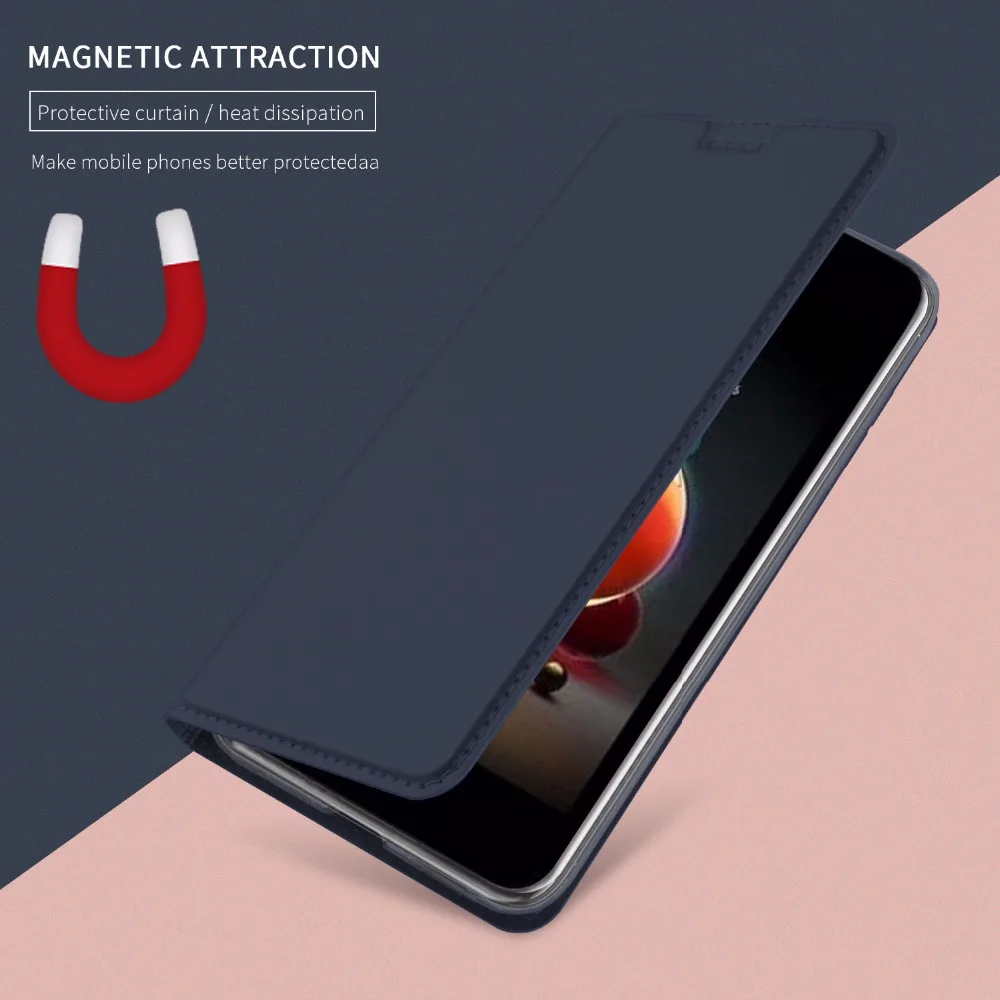 For LG K8 2018 Flip Magnetic Case 5.0&quotWallet Original Lenuo Leather Phone Cover K 8 360 degrees Full Protection | Мобильные