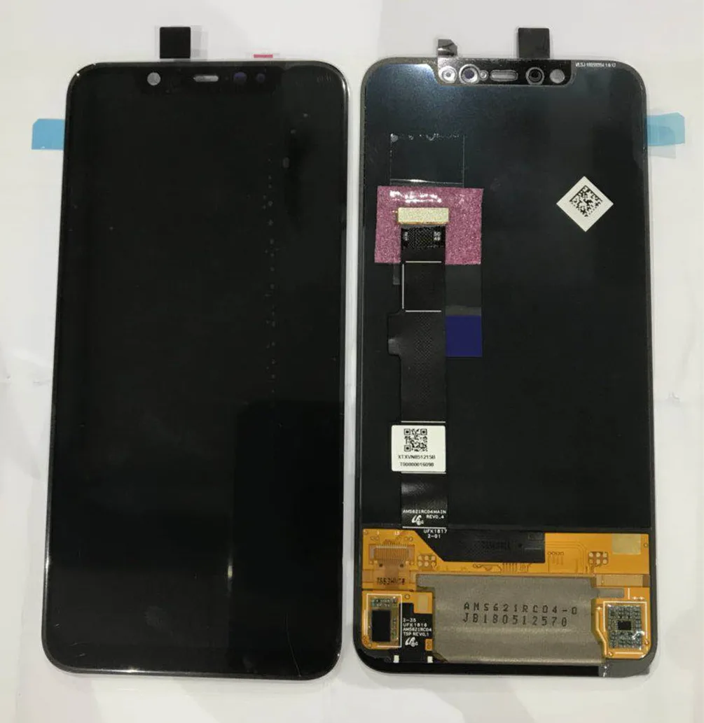 Для 6,2" Xiao mi 8 mi 8 M8 mi 8 или mi 8 Pro встроенный сенсорный экран с отпечатком пальца AMOLED ЖК-дисплей+ сенсорная панель дигитайзер