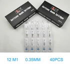 Картриджи оптом игл 12M1 40 шт. Одноразовые стерилизованные картридж игл для татуажа для тату-машины Бесплатная доставка HRK