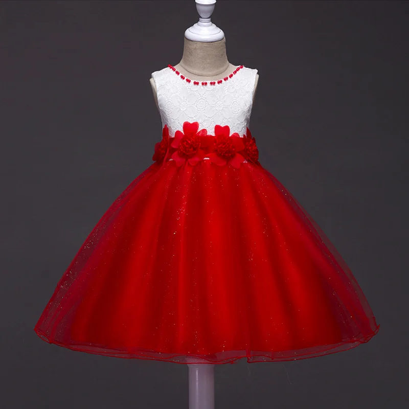Girls Dress Summer Kids Dresses For Wedding Children's Clothes Birthday Party Vestidos 3 4 5 6 7 8 9 10 Years | Детская одежда и