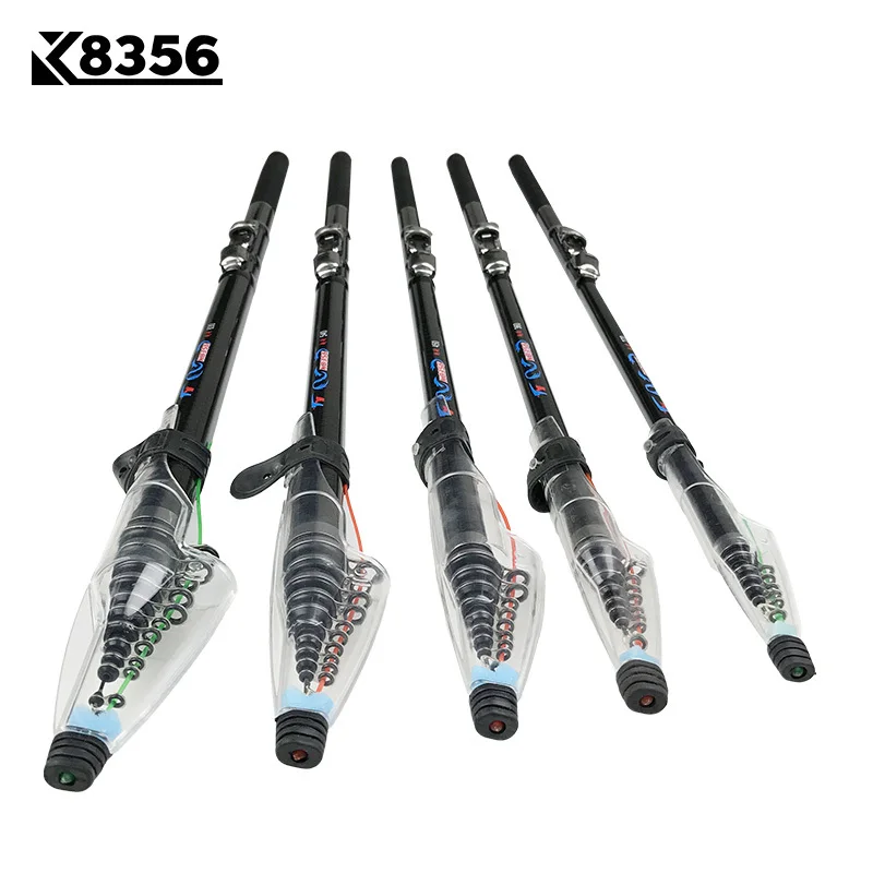 K8356 30T телескопическая удочка из высокоуглеродистой породы 2 7 м 3 6 4 5 0 морская