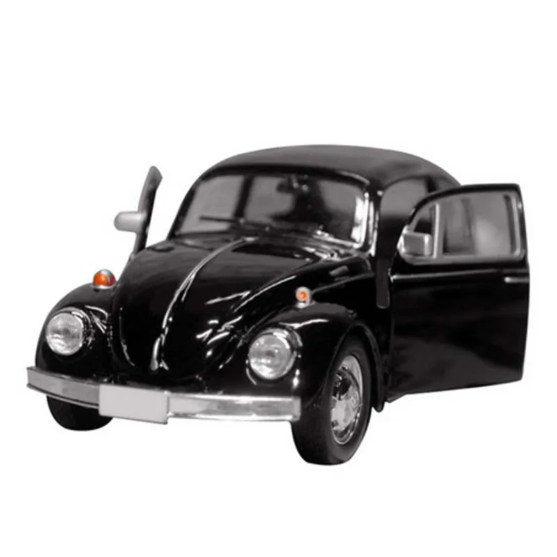 Черный Новые поступления, винтажная модель автомобиля faroot Beetle Diecast, игрушка для детей, подарок, Декор, милые фигурки - Цвет: Черный