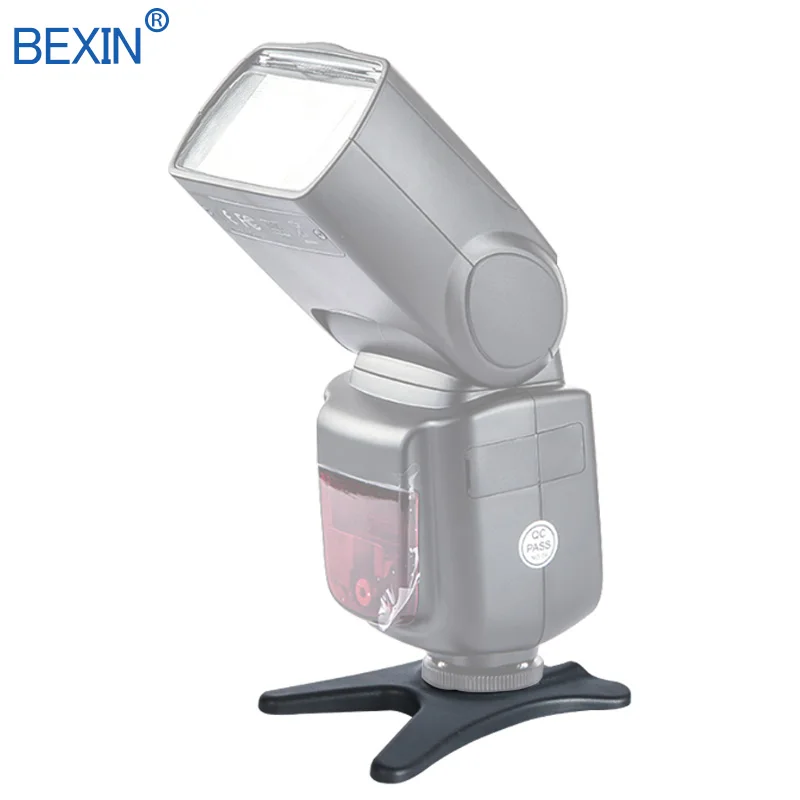 BEXIN универсальная подставка для вспышки, черная, высокое качество, подставка для вспышки, база для обуви, адаптер для Nikon Canon 580EX SB600 SB900 Speedlite