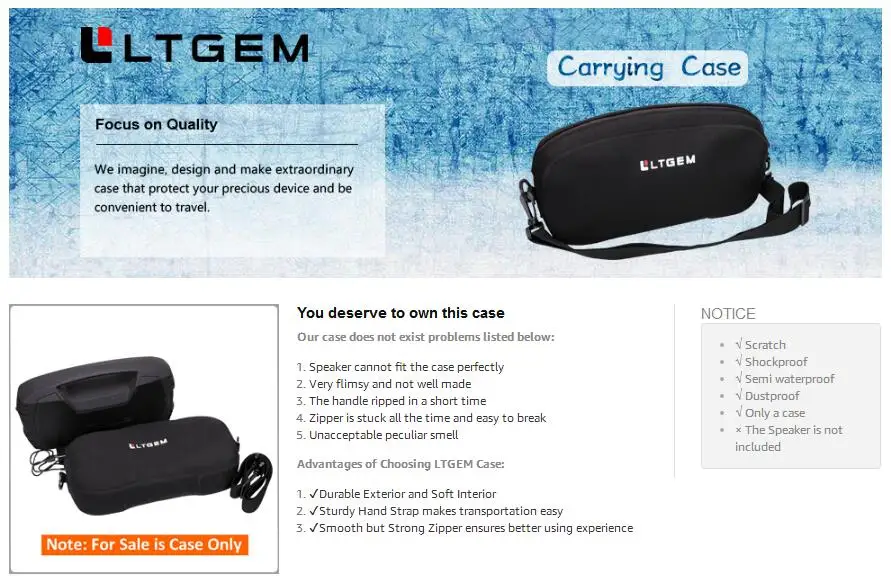 LTGEM мягкий чехол сумка для AOMAIS GO Bluetooth колонки-Дорожная Защитная сумка для хранения