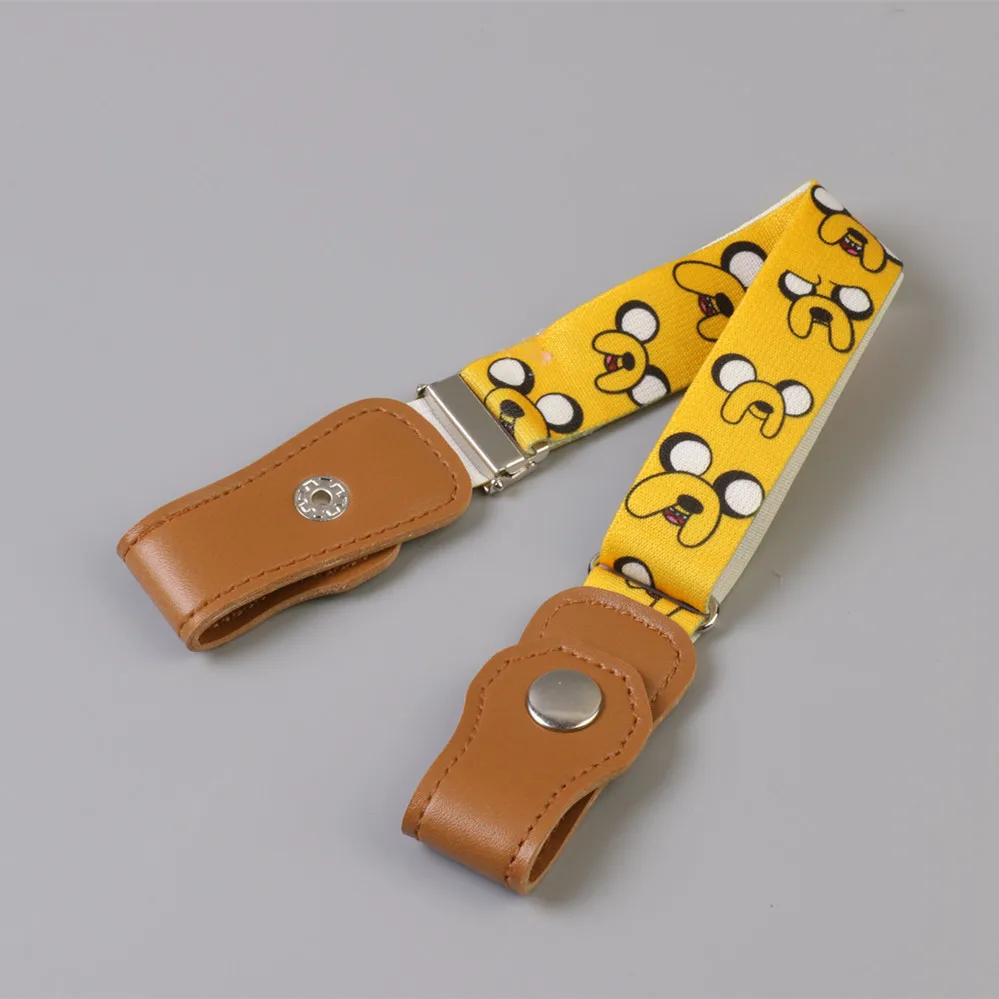 Small yellow animals Горячие Новые Детские эластичный пояс Брюки для девочек для Обувь для девочек Обувь для мальчиков анти вычет ремень Детские Essential 16 Цвет Детский Джинсы для женщин ремень - Цвет: Small yellow animals