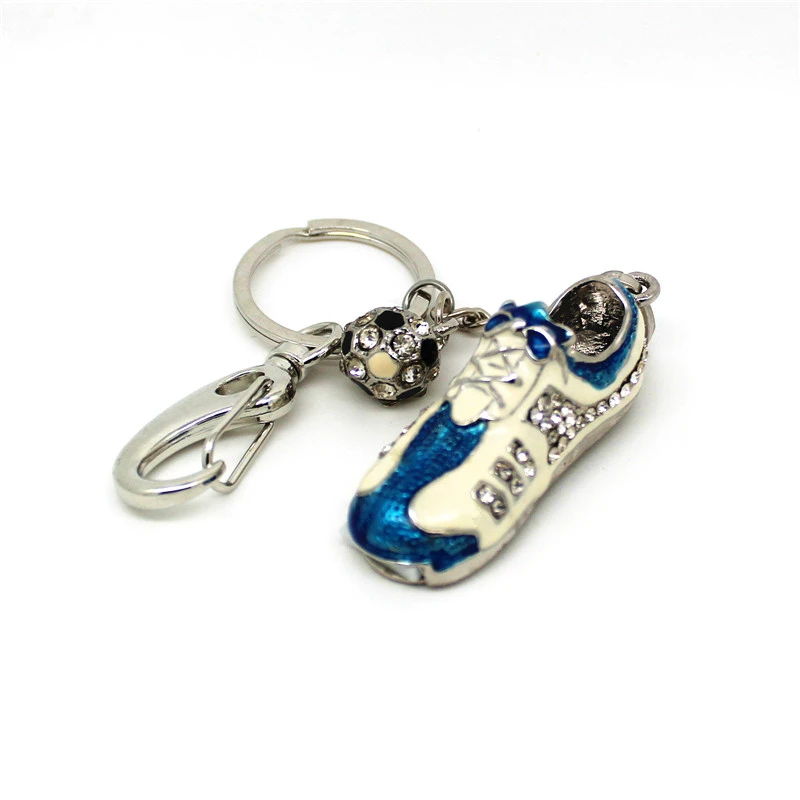 Металлические Хрустальные флеш-диск USB 2 0 футбольные кроссовки Memory stick 4 ГБ 8