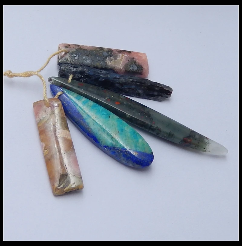 Распродажа 5 шт. натуральный Африканский кальдалит Синий Кианит с искусственными