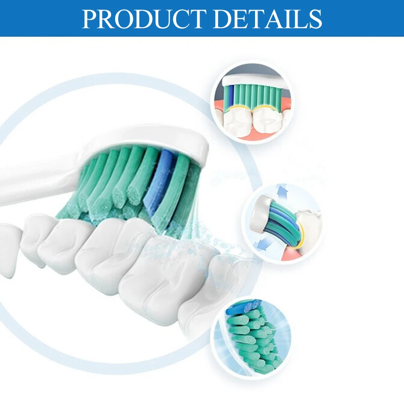 16 шт. сменные насадки для электрической зубной щетки Philips Sonicare P HX 6014/HX6014 зубная