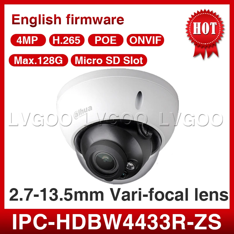 Dahua IP Камера IPC-HDBW4433R-ZS заменить IPC-HDBW4631R-ZS Электрический зум 4MP IK10 IP67