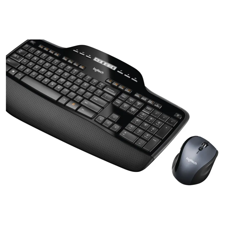 Logitech MK710 стандартная клавиатура беспроводная РЧ QWERTY черный мышь в