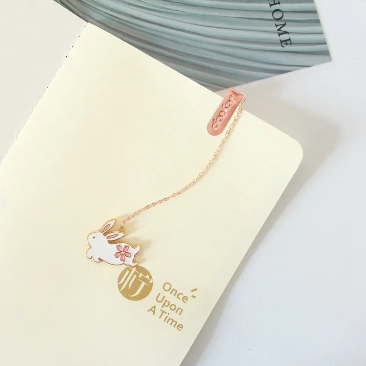 4 шт./компл. креативный Вишневый цветок Кот серия металлическая подвеска Закладка