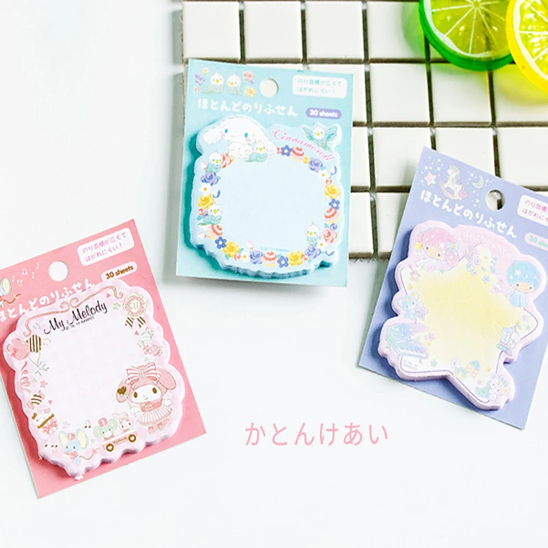 1 шт. милые липкие блокноты для заметок, блокнот для заметок, Kawaii, школьные принадлежности, канцелярские принадлежности, наклейки для планировщика, бумажные закладки, корейские канцелярские принадлежности