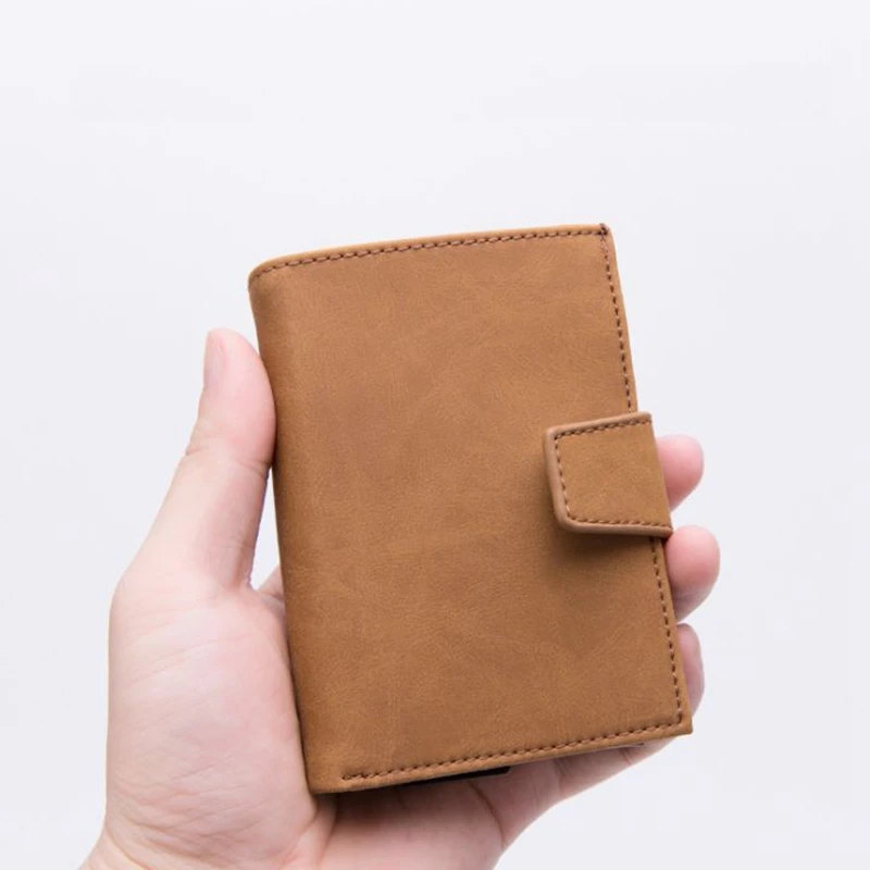 Новинка мужской и женский винтажный кошелек с защитой от кражи держателем для