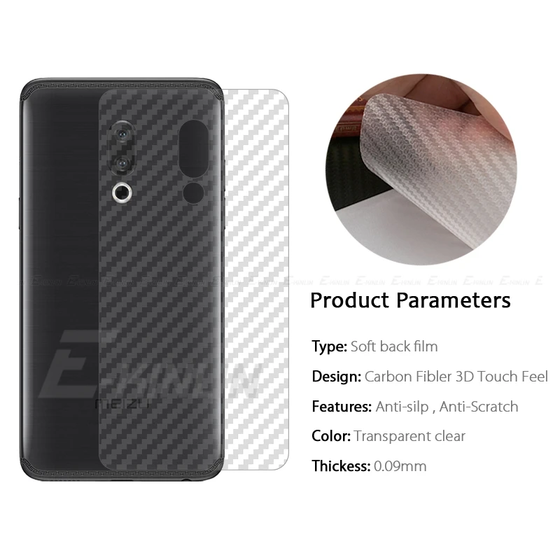 Защитная пленка из углеродного волокна для MeiZu X8 18 17 16Xs 16S Pro 16T 16 16th 15 Plus Lite|Защитные