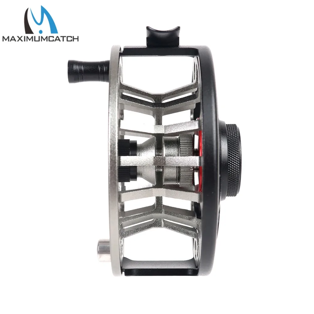 Maximumcatch Maxcatch Fly Fishing Reel CNC Machined Aluminium Alloy Body Mid Arbor 3/4/5/6/7/8WT | Спорт и развлечения