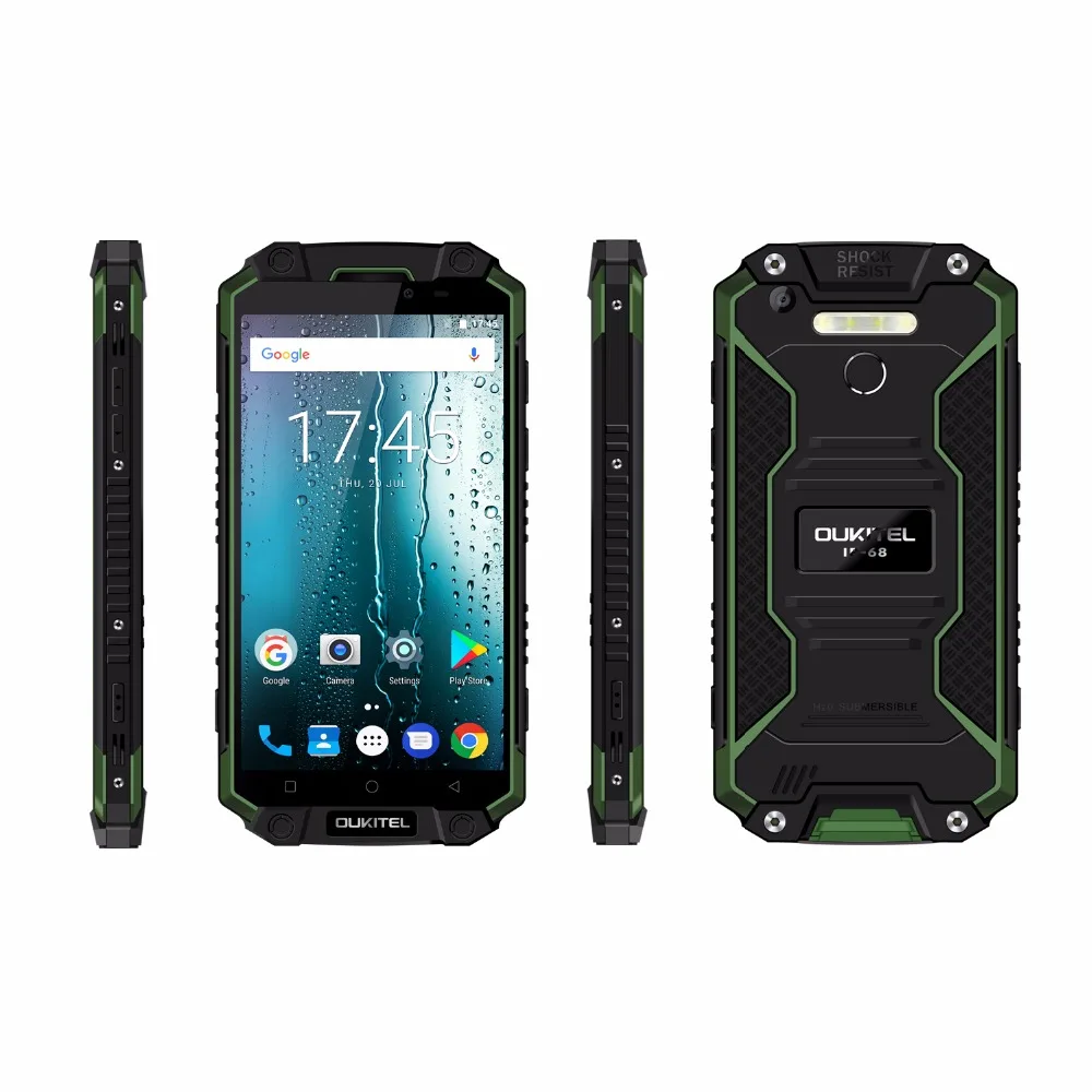 Oukitel K10000 Max IP68 Водонепроницаемый 4 г LTE Смартфон Android 7.0 MTK6753 Восьмиядерный 3 ГБ + 32