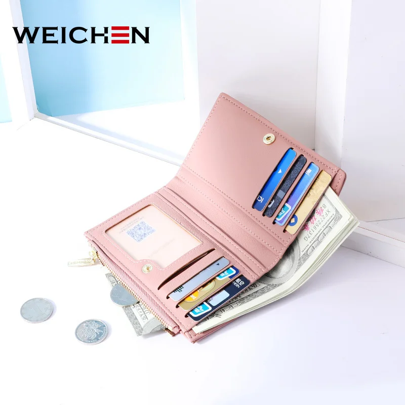 WEICHEN 2019 новинка маленькие кошельки брендовый дизайн для женщин много отделений