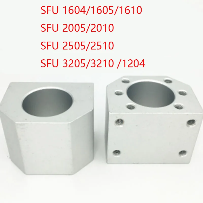 1 шт. шариковая гайка Корпус кронштейн держатель для SFU1604/1605/1610 SFU2005/2010 SFU2505/2510