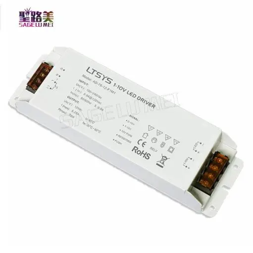 LTECH CV светодиодный драйвер AD-75-12-F1M1 AC 110 V-220 V Входная DC 12 6.2A 75 вт выходной PUSH DIM 0/1-10