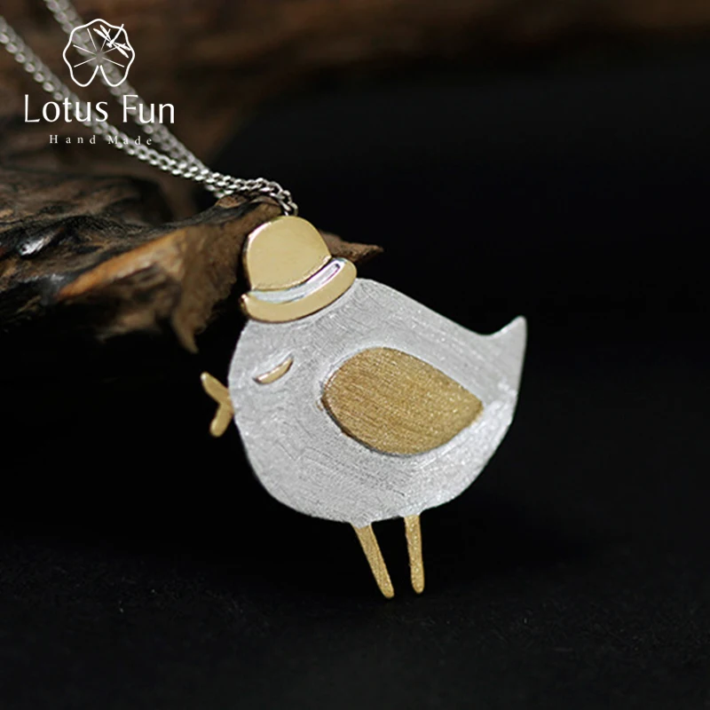 Lotus Fun Настоящее серебро 925 пробы натуральное ювелирное изделие ручной работы