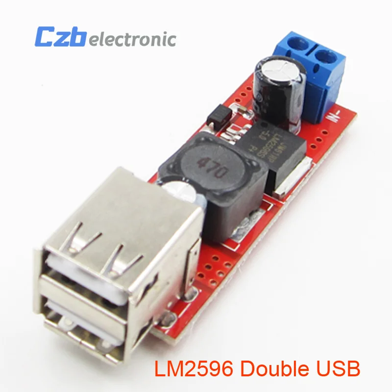LM2596 понижающим Мощность преобразователя постоянного тока светодиодный