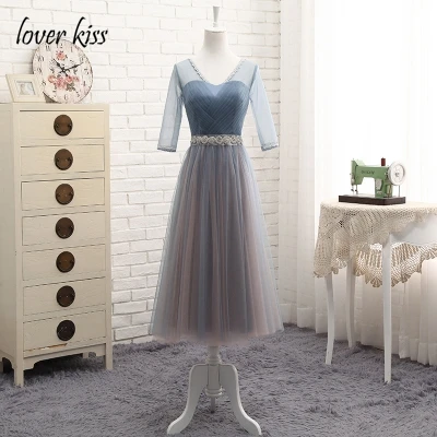 Lover Kiss Свадебные платья подружки невесты Bruidsmeisjes Jurken свадебное платье для выпускного вечера плюс длинные платья подружек невесты vestido de festa - Цвет: picture color