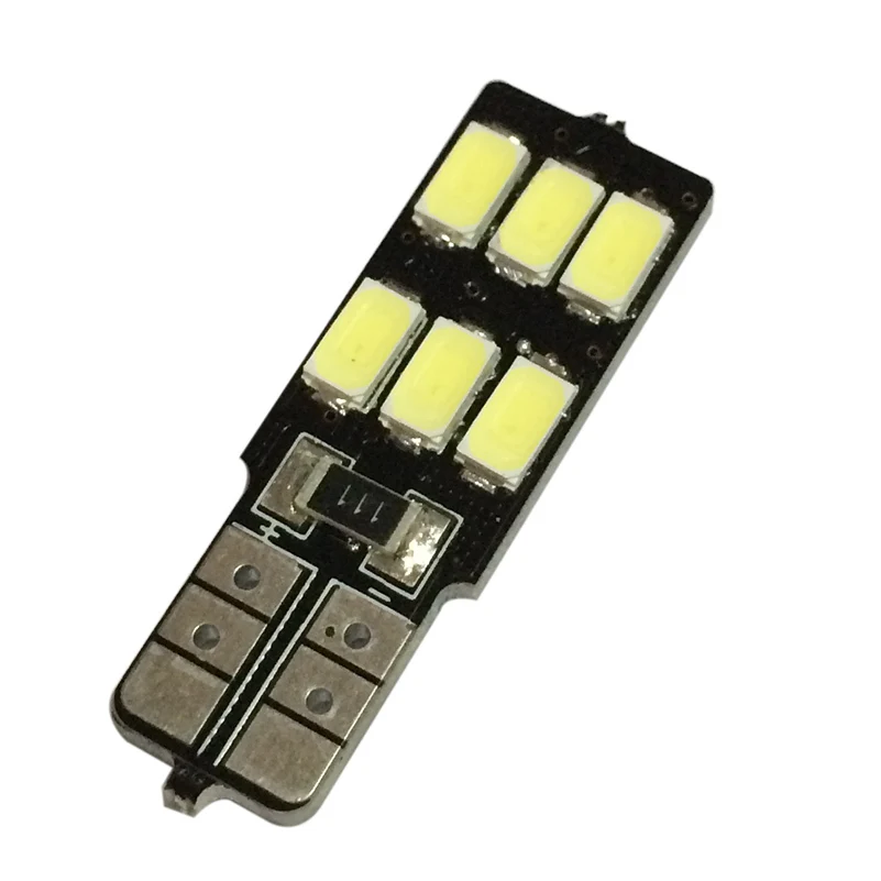 Популярная дверная лампа T10 5630 6SMD Canbus светодиодное освещение с одной стороны 3 Вт