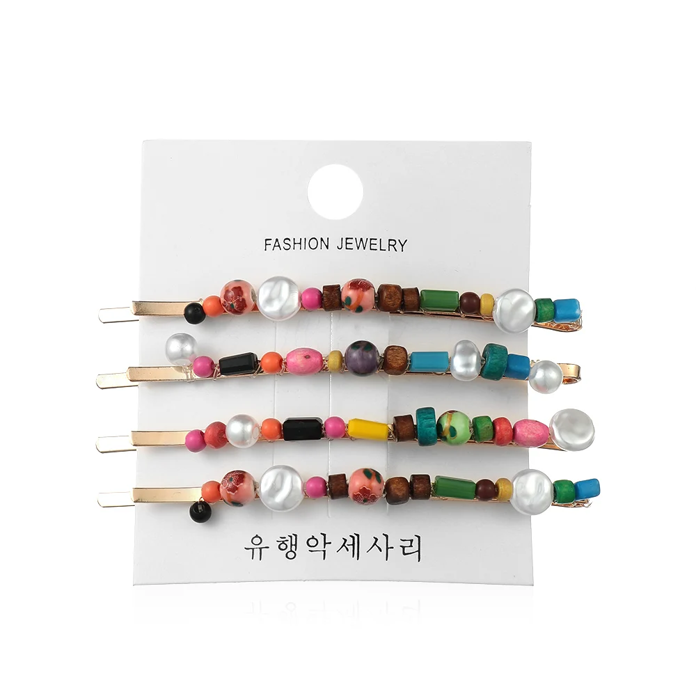 Set 9 5 шт./компл. дизайн ювелирных изделий Sea Shell ручной работы Заколки для волос для Для женщин заколки Мода жемчуг Шпильки аксессуары заколки для волос - Цвет: Set 9