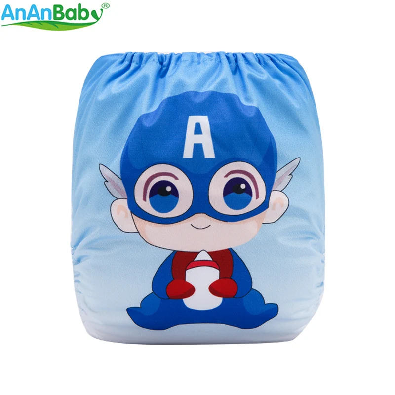 {AnAnBaby} Новое поступление! Новинка 2018 г. подгузник из искусственной кожи с рисунком