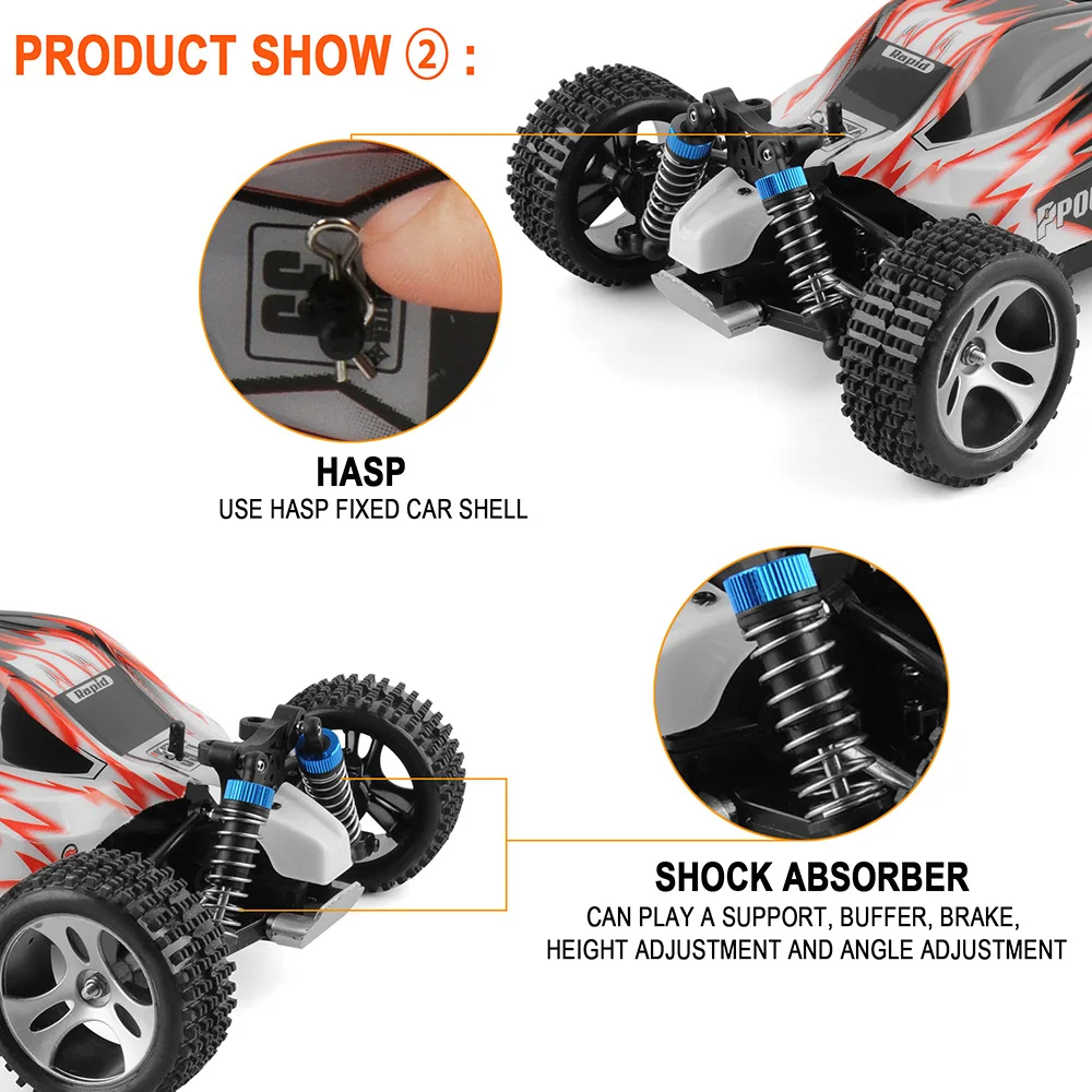 Радиоуправляемый автомобиль WLtoys A959 Модель 2 4G масштаб 1/18 дистанционное