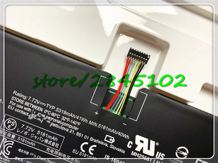 GYIYGY 7 72 V 5319mAh 41Wh L15M4PC3 L15L4PC3 Аккумулятор для ноутбука Lenovo MIIX 720 MIIX5 Pro 5 Pro|Аккумуляторы