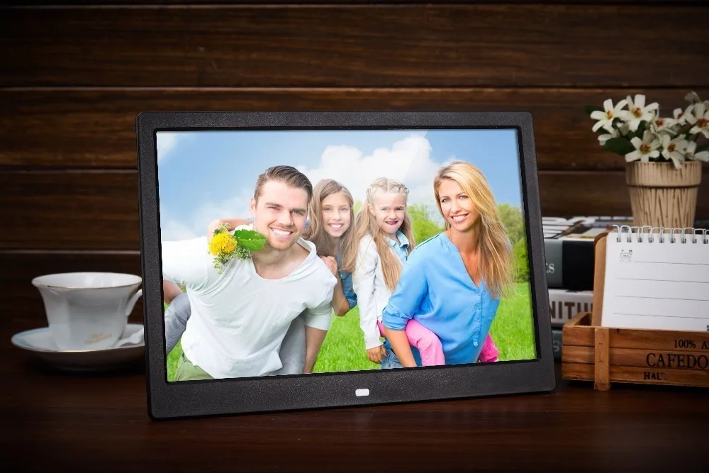 Liedao 12 дюймов цифровая фоторамка TFT экран светодиодный подсветка HD 1280*800 электронный альбом для фотографий музыка Mp3 видео Mp4 хороший подарок