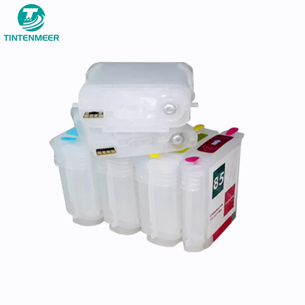 Заправляемый пустой картридж с чипом автоматического сброса arc 84 85 для hp Designjet 90r 90