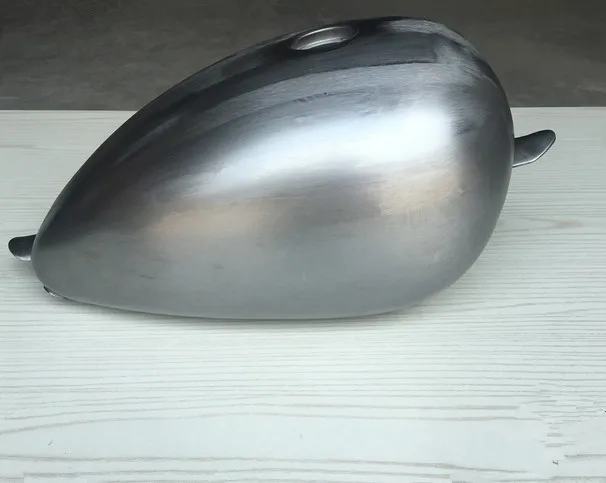 7L Zero Shap топливный бак для мотоцикла яичная форма капля воды сталь Винтаж мотоцикл