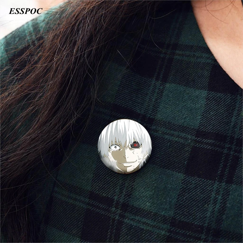 Tokyo Ghoul значок Античная бронзовая брошь оптовая продажа Touka Kaneki косплей ювелирные