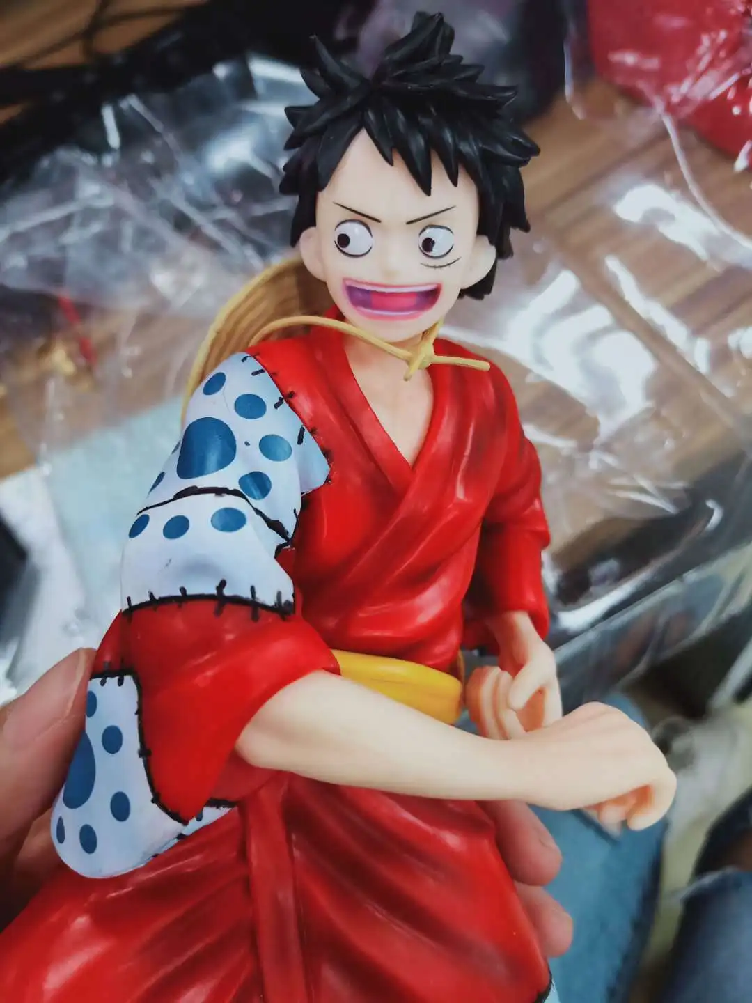 Аниме цельный обезьянка D Luffy кимоно Самурай вера. ПВХ экшн-фигурки коллекционные