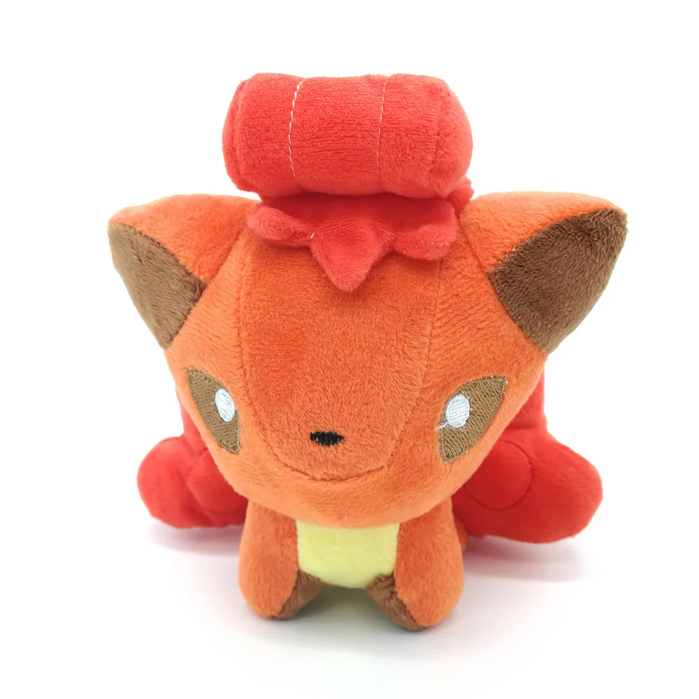 Vulpix 15cm Mimikyu Mudkip Mew Meowth Psyduck Poliwag Raichu Rotom Snorlax Totodile Treecko Vlupix Wobbuffet Zygarde Voltorb плюшевые игрушки SYQQ - Цвет: Vulpix 15cm