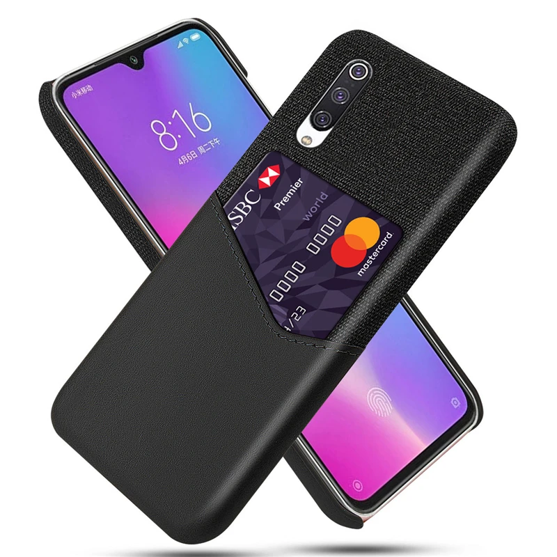 Новая мода анти осень кожаный чехол с держателем карты для Xiaomi 9 Lite CC9E 8 защитный