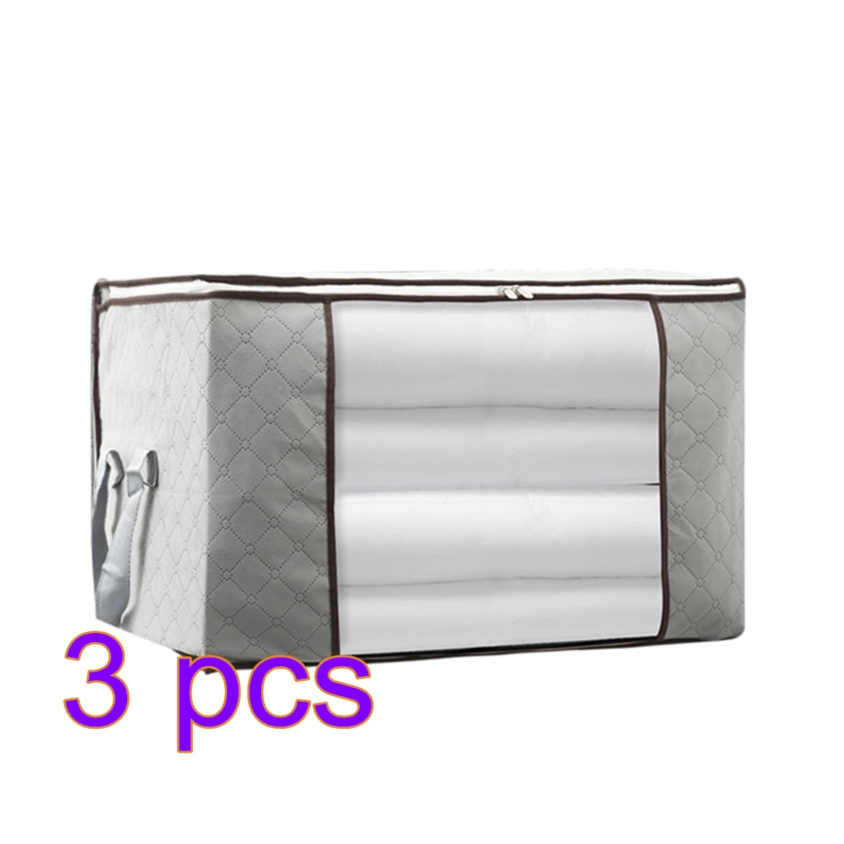 

Нетканый складной органайзер для одежды, 60x37x35 см, 3 шт.