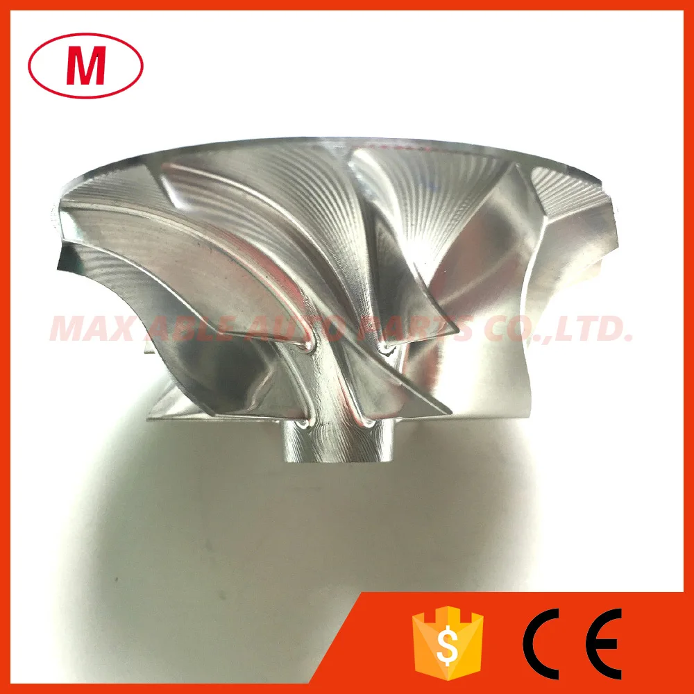 GT15-25 451584-0010 36 08/52 19 мм 6 + лезвий вперед турбо заготовка компрессор колеса/алюминий