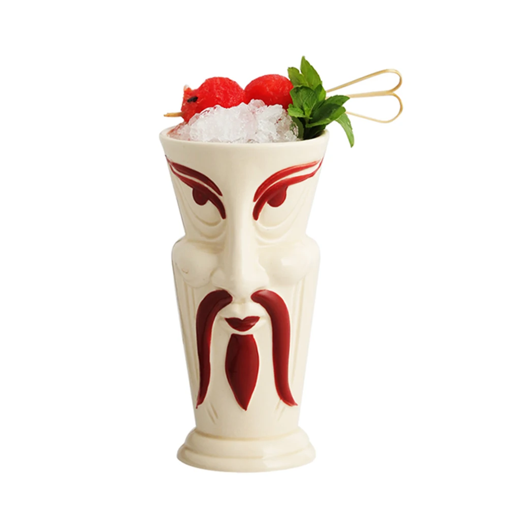 Кружка Warrior Tiki посуда для бара искусственная керамическая чашка пива и вина