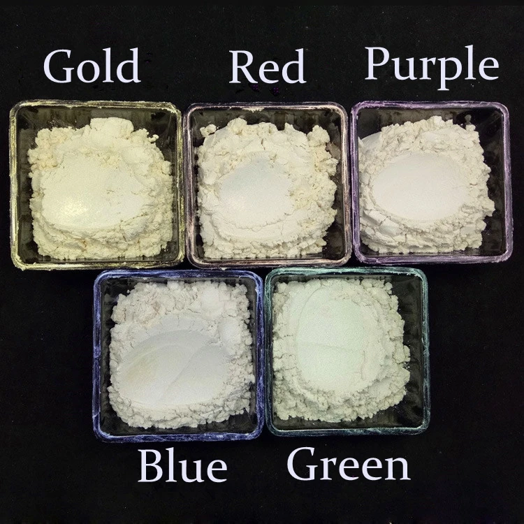 Цветной перламутровый порошок жемчужный разноцветный тонер 500 блестящий из
