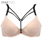 FINETOO женский бюстгальтер на бретельках, невидимое нижнее белье, пояс, нижнее белье, женский черный бюстгальтер через плечо, на бретельках, аксессуары