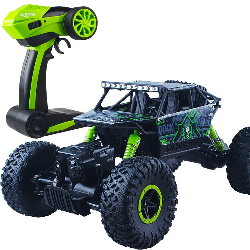 Rc автомобиль 4WD 2 4 GHz скалолазание ралли 4x4 двойные двигатели Bigfoot дистанционное