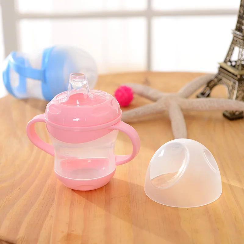 Baby Learn Drinking Bottle Silicone 160ml Infant Water Milk Juice Min Cup Children Sippy Training Cups With Two Handles T2514 | Мать и