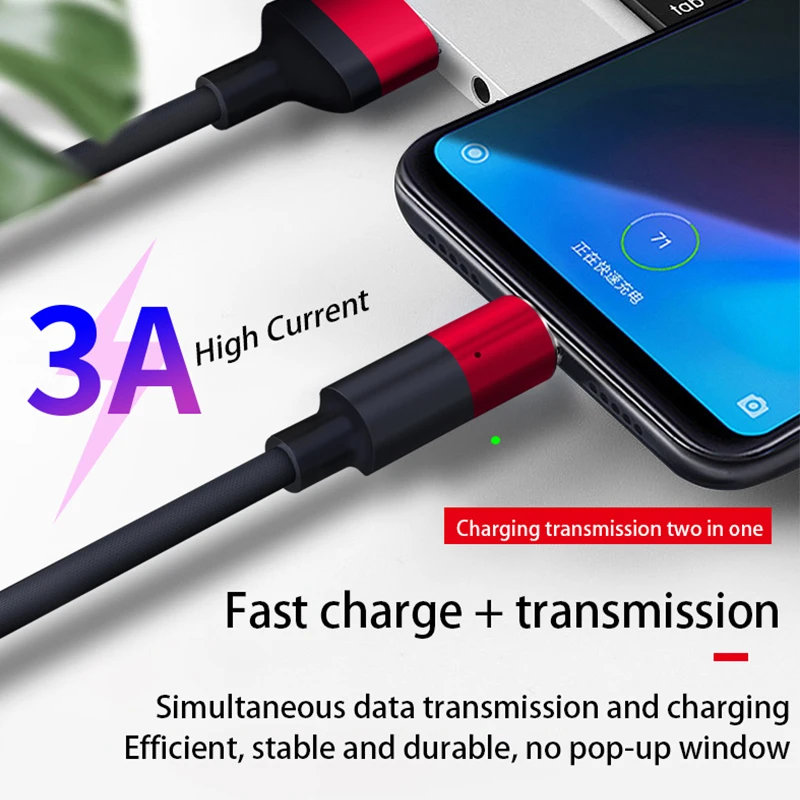 Магнитный зарядный кабель 3A Micro USB C 3 в 1 для iPhone xr xs max магнит Android Синхронизация данных Быстрая зарядка телефонный кабель Автомобильное зарядное устройство