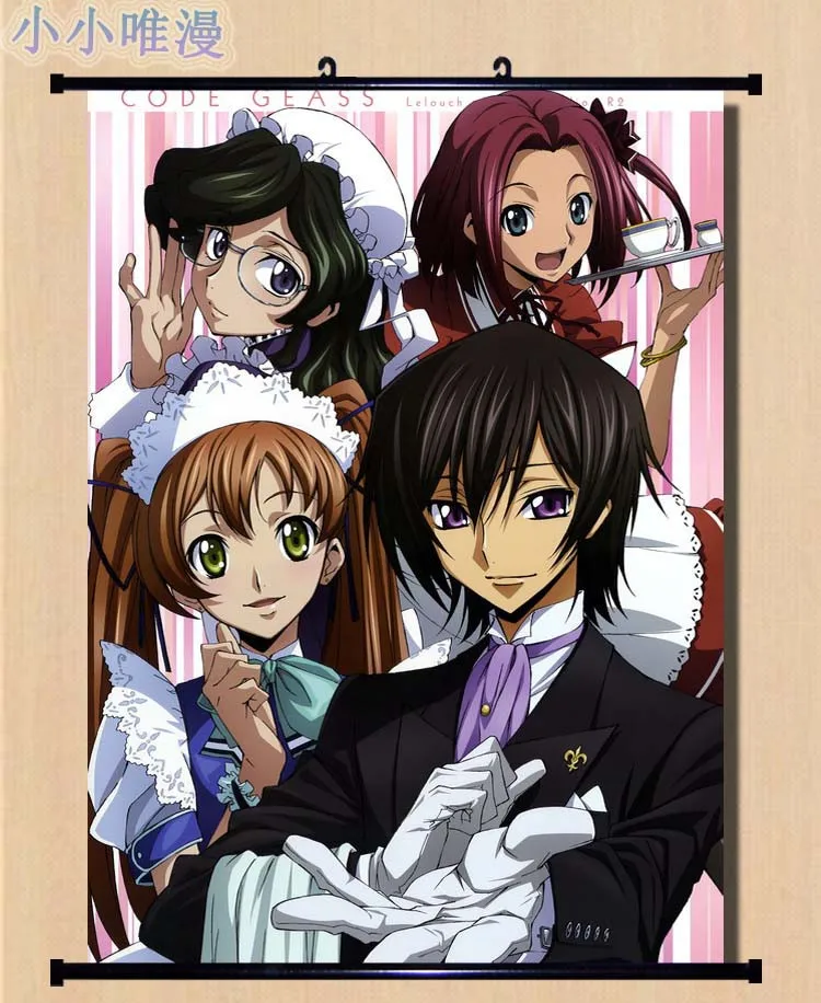 Аниме декоративная картина код Geass: Lelouch of the rebel Lamperouge & knight seven домашний декор