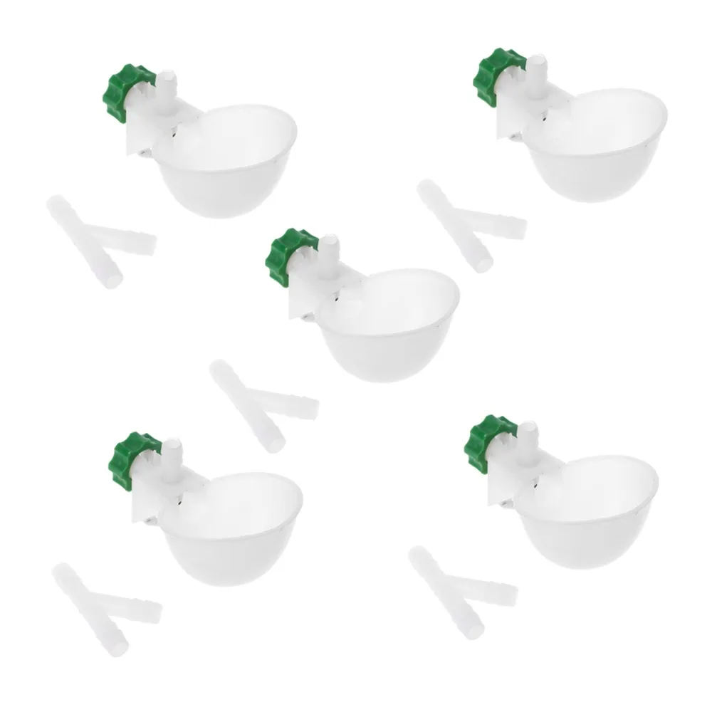 5 шт./компл. чаша для питья курицы птицы кормления воды пластиковый голубь