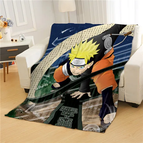 Аниме Наруто Hokage, Флисовое одеяло, коврик, банное полотенце, для путешествий, дома, сна, спальни, одеяло для пикника, для детей, подарки для косплея - Цвет: Style 4